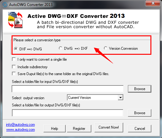 Dwg To Dxf Converter -  2