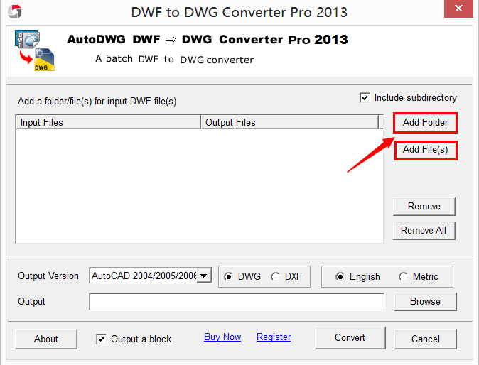 best way to convert dwf to dwg