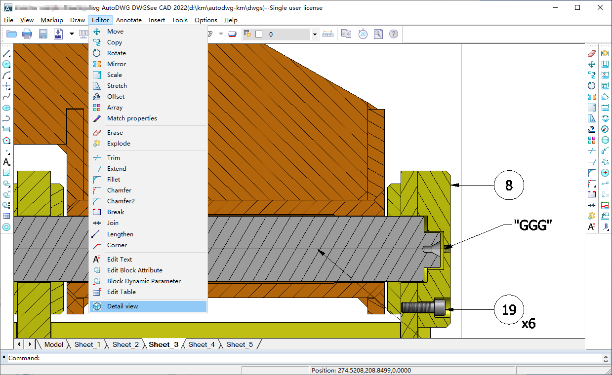 DSeeCAD Editor