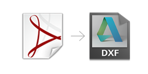 PDF to DXF conversion
